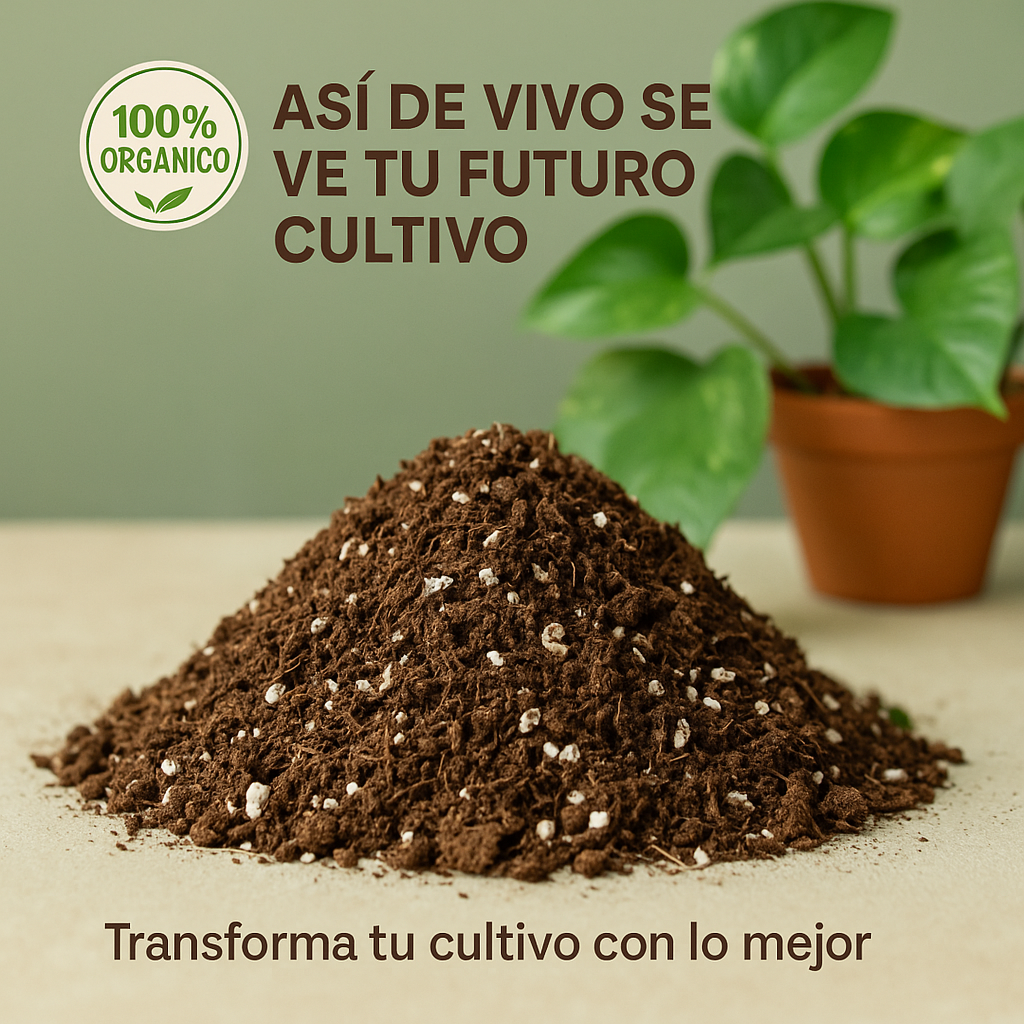 Sustrato orgánico para macetas: Nutre y fortalece tus plantas + 2 EBOOKS DE REGALO!